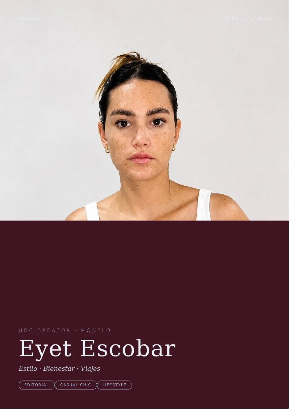 Portada del portafolio de Eyet Escobar
